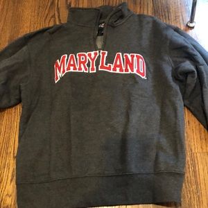 Maryland quarter zip sweatshirt